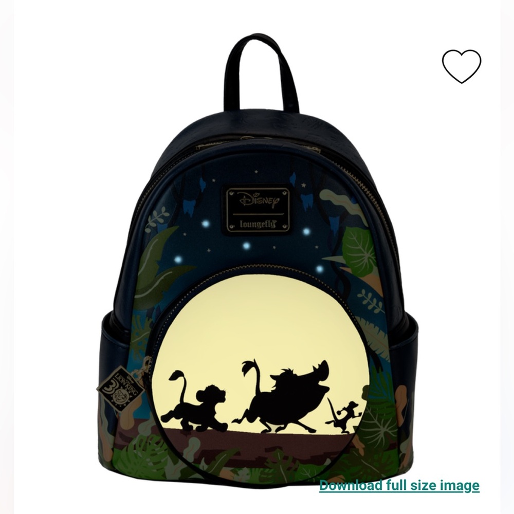 The Lion King 30th Anniversary Hakuna Matata Silhouette Mini Backpack